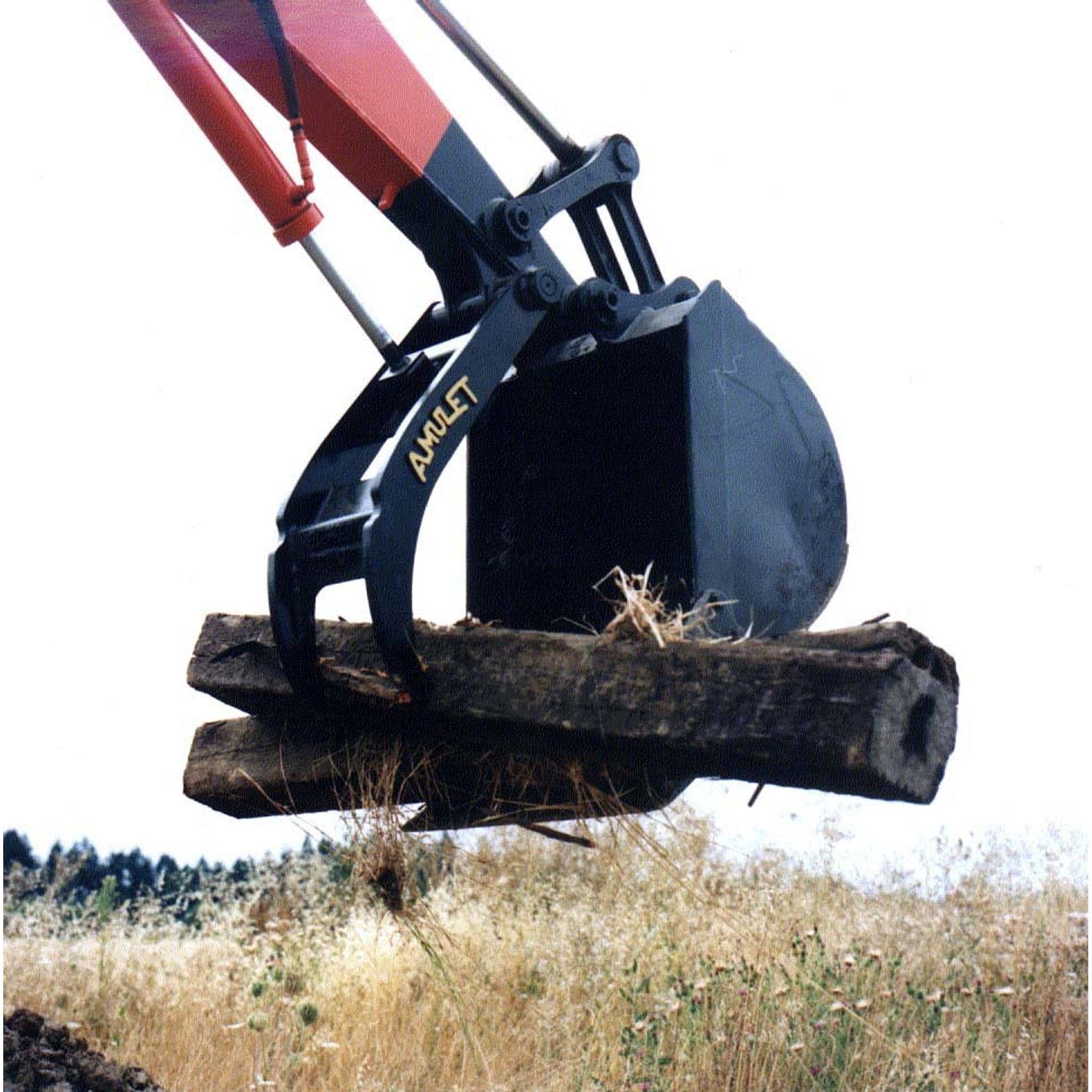 Backhoe thumb deals log splitter