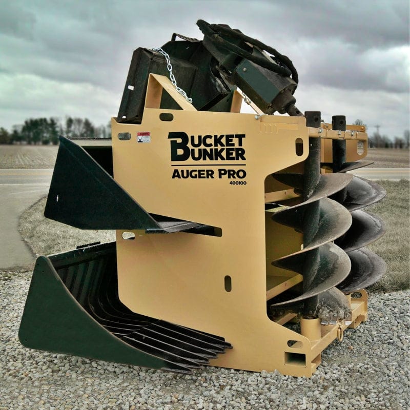 Auger Pro - Attachment Storage Rack by Bucket Bunker 400100