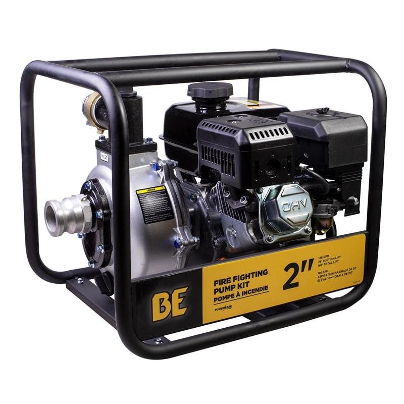 BE WILDLAND Series 2" 210CCP Ease Fire Water Pump w/ Fire Suction Hose & Fitting HPFK-2070R