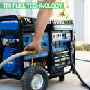 DuroMax XP13000HXT 10500W/13000W Tri-Fuel Gasoline Propane Natural Gas CO Alert Remote Start Generator New XP13000HXT
