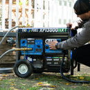 DuroMax XP13000HXT 10500W/13000W Tri-Fuel Gasoline Propane Natural Gas CO Alert Remote Start Generator New XP13000HXT