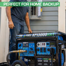 DuroMax XP13000HXT 10500W/13000W Tri-Fuel Gasoline Propane Natural Gas CO Alert Remote Start Generator New XP13000HXT