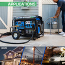 DuroMax XP13000HXT 10500W/13000W Tri-Fuel Gasoline Propane Natural Gas CO Alert Remote Start Generator New XP13000HXT