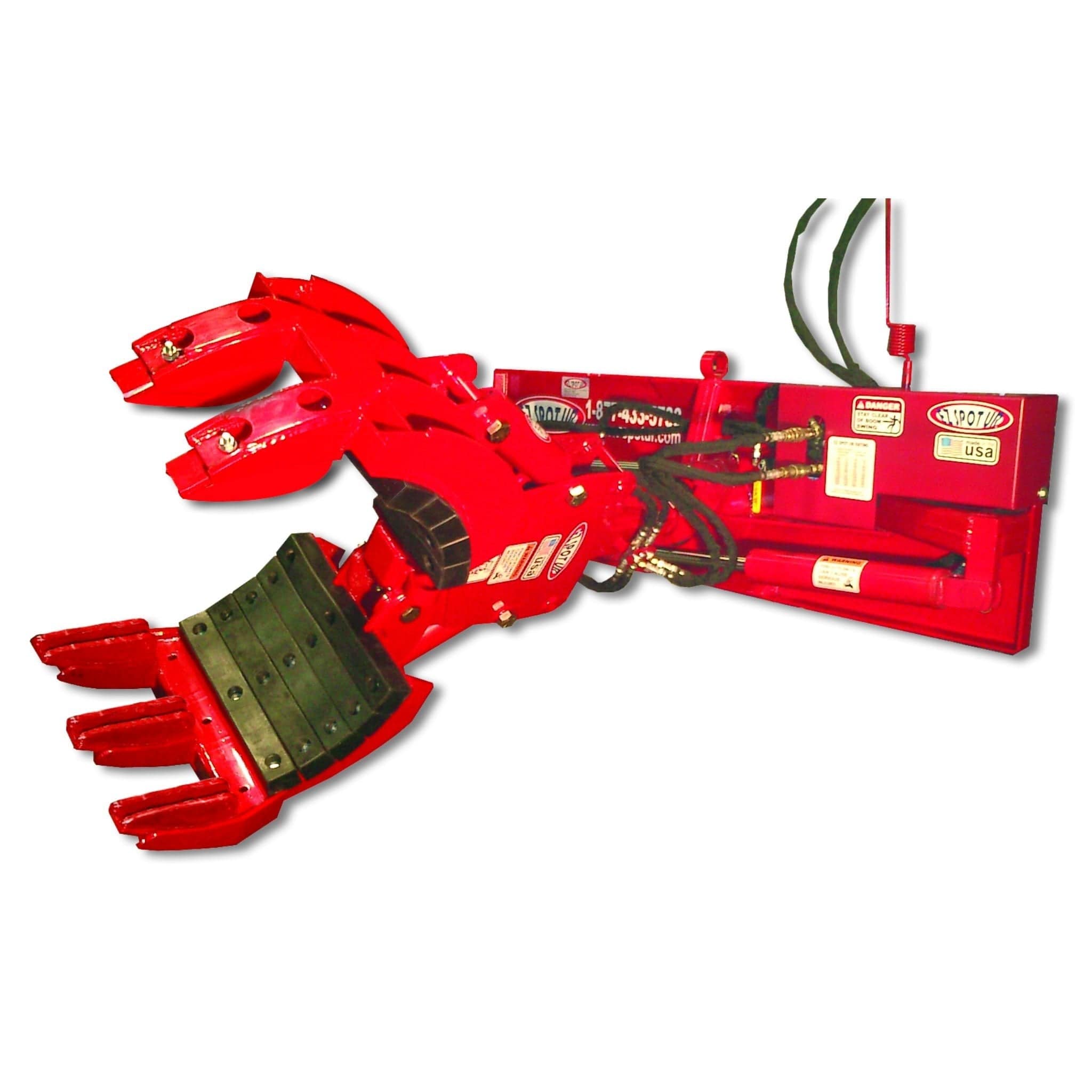 UR 5-Finger Rock and Tree Hand Skid Steer Grapple Attachment