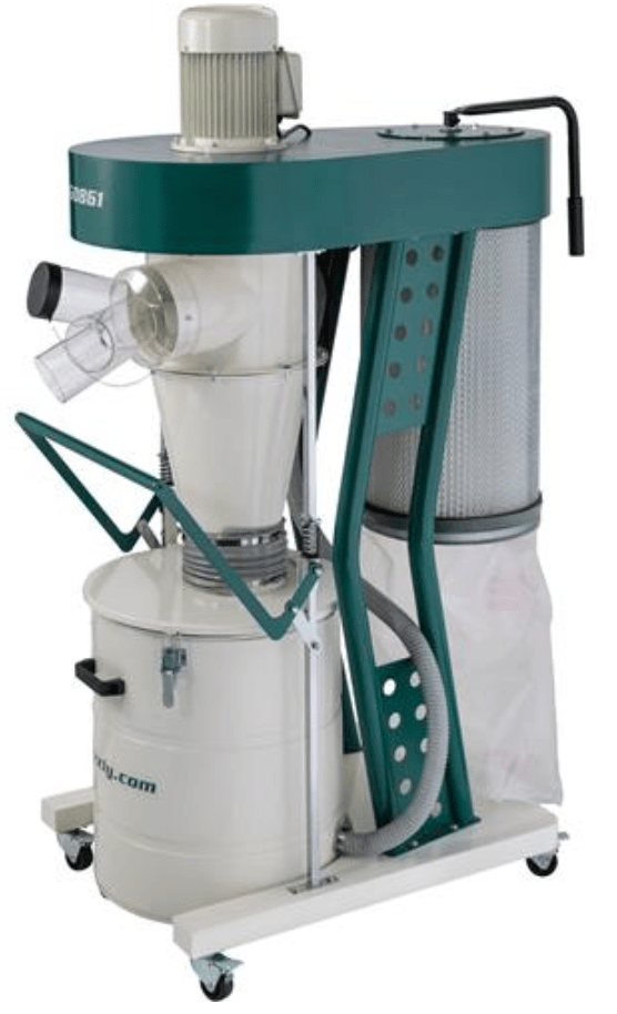 Grizzly G0861 - 2 HP Portable Cyclone Dust Collector G0861
