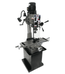 JET JMD-40GH Geared Head Mill/Drill with Newall DP500 2-Axis DRO & X-Powerfeed JET-351145