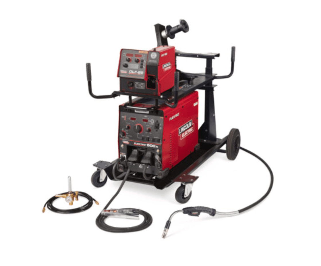 Lincoln Flextec 500X/ DLF 82 Multi Process Welder, Ready-Pak - K3608-5