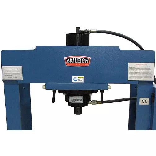 Baileigh HSP-30M; 220V 1Phase 30 Ton Hydraulic H-Frame Press, 9.5" Stoke BI-1012401