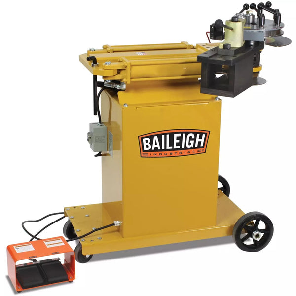 Baileigh RDB-150-AS; 110V Hydraulic Rotary Draw Tube & Pipe Bender 2" Schedule 40 Pipe Capacity, with Auto Stop BI-1006779
