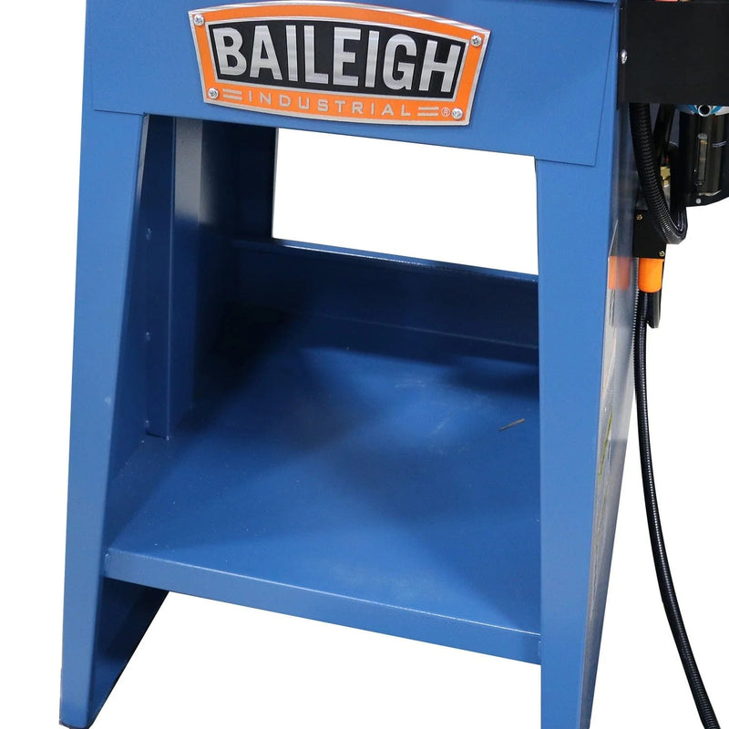 Baileigh SN-F11-AN; 11 Gauge Mild Steel Air Operated, Fixed Angle Sheet Metal Notcher, 5" Blade Length BI-1007236