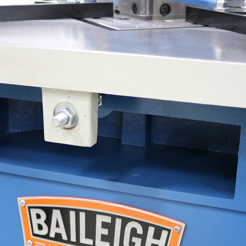 Baileigh SN-F11-AN; 11 Gauge Mild Steel Air Operated, Fixed Angle Sheet Metal Notcher, 5" Blade Length BI-1007236