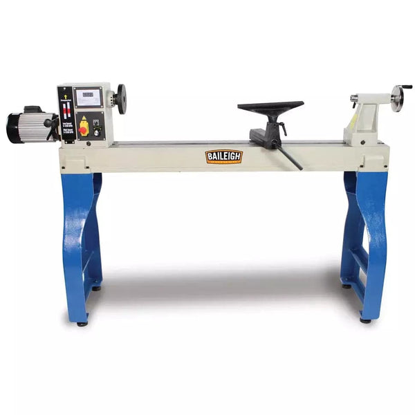 Baileigh WL-1847VS; 220V Single Phase Variable Speed Wood Turning Lathe, 18" Swing, 47" Between Centers BI-1008389