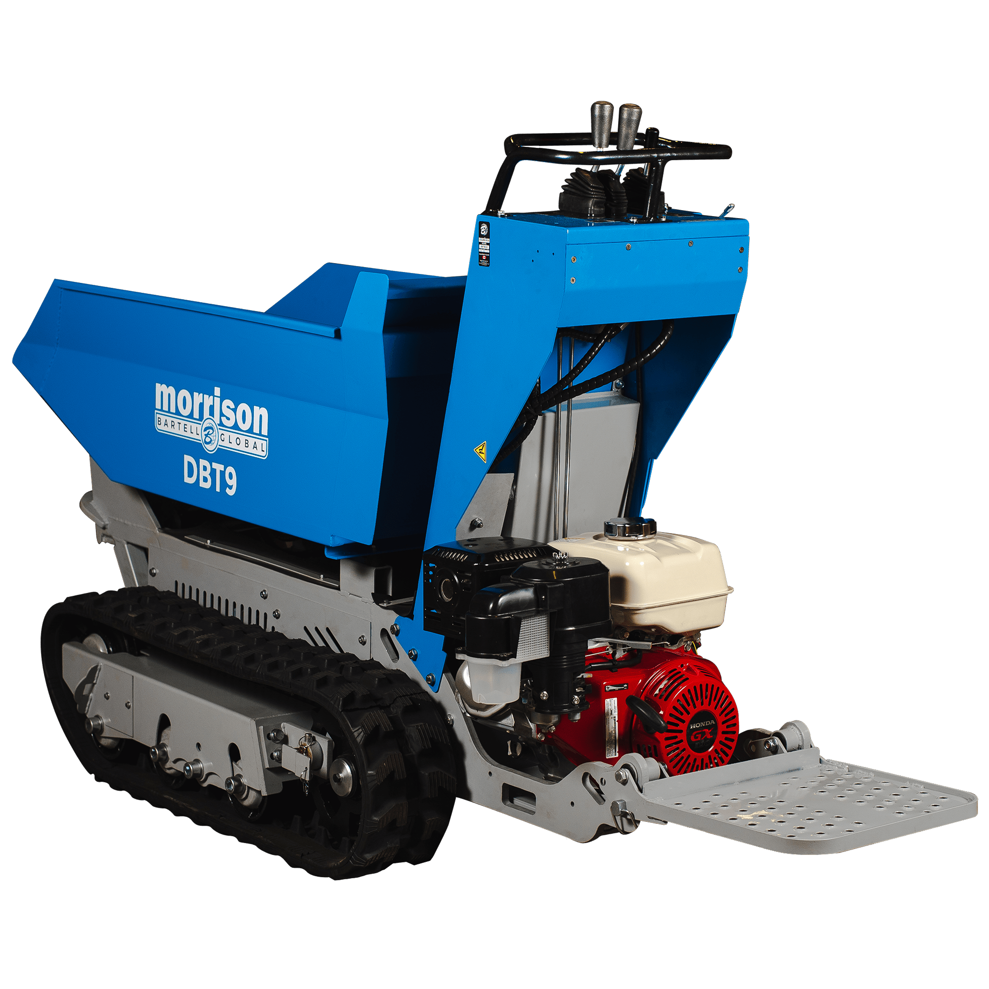 Concrete Power Buggy - Bartell Global Morrison Tracked 9 Cu Feet