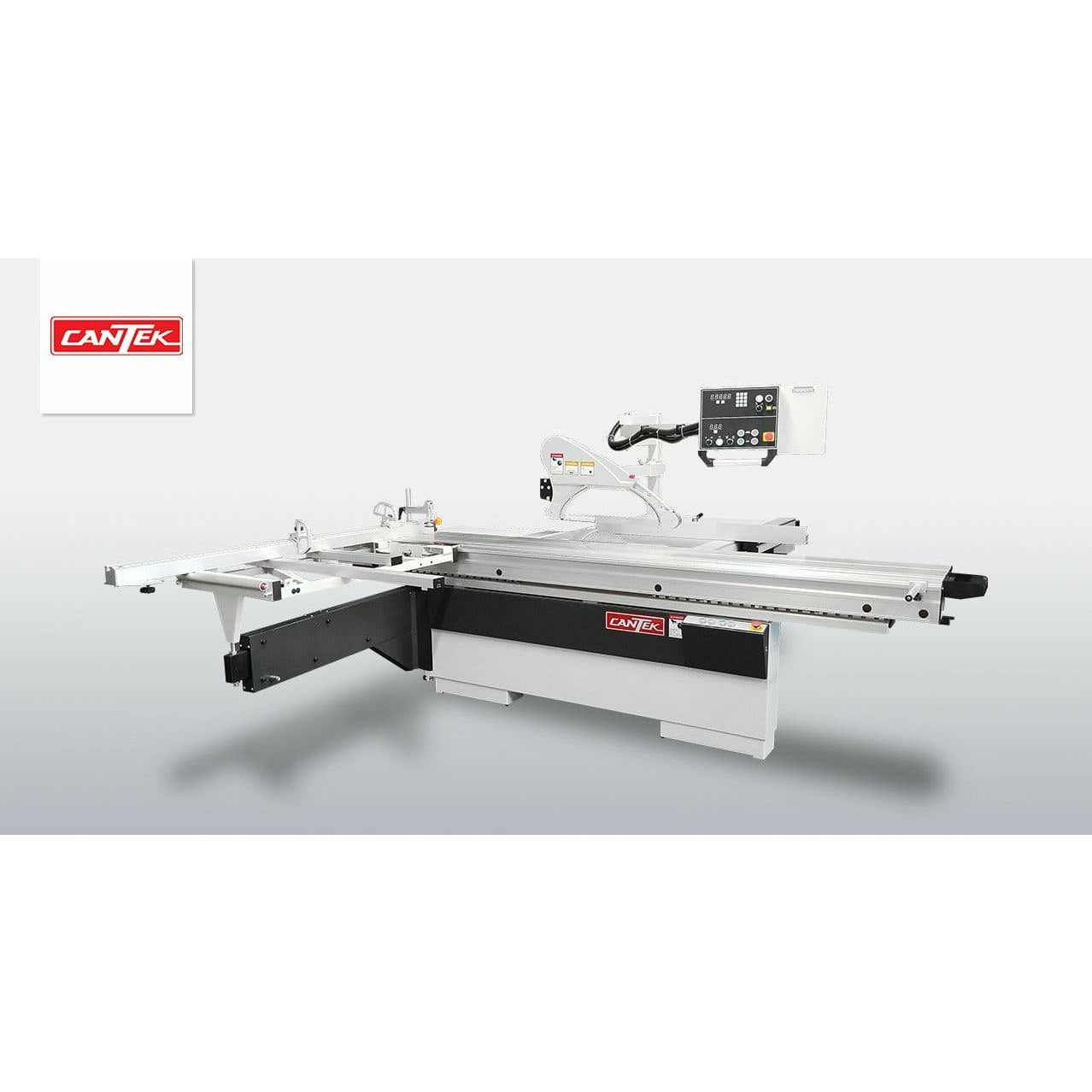 Cantek D405ANC 1 Axis 10' Sliding Table Saw with Programmable Rip Fence &  Power Rise/Fall & Tilt of the Sawblades, (230/575/3/60)