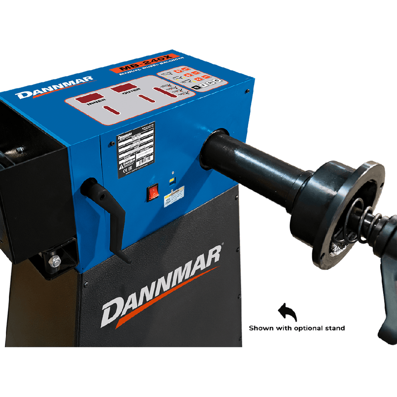 Dannmar MB-240X Post Mount Wheel Balancer Manual Spin 1-Phase - 5140161 5140161
