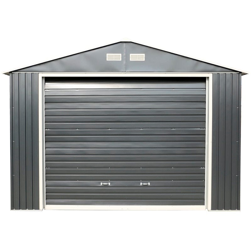 Duramax Imperial Metal Garage Dark Gray w/White 12x26 55151