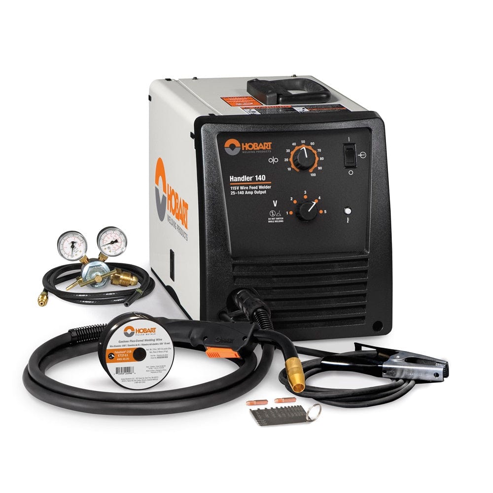 Hobart Handler 140 MIG Wire Welder with Hose and Regulator (500559)