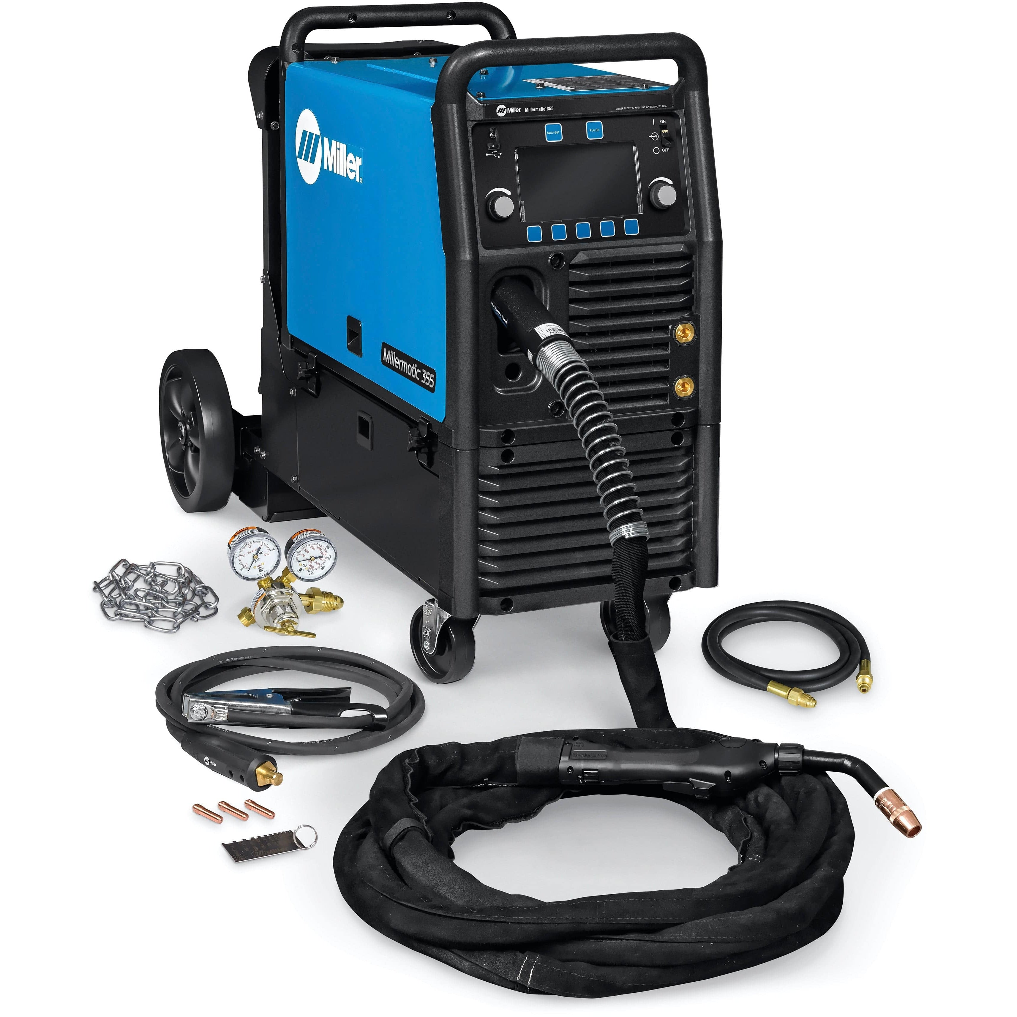Miller Millermatic 355 Pulsed MIG Welding Pkg w/Aluma Pro Gun (951927)