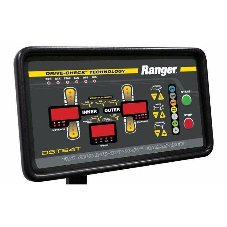 Ranger DST-64T 3D Quick-Touch DataWand Wheel Balancer 36mm Shaft Gray-Yellow - 5140152