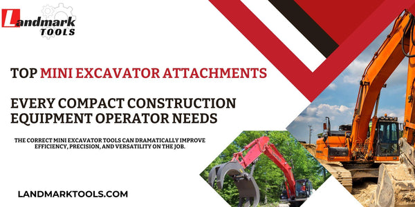 Top Mini Excavator Attachments Every Compact Construction Equipment Operator Needs
