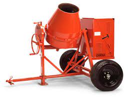 How to use a concrete mixer
