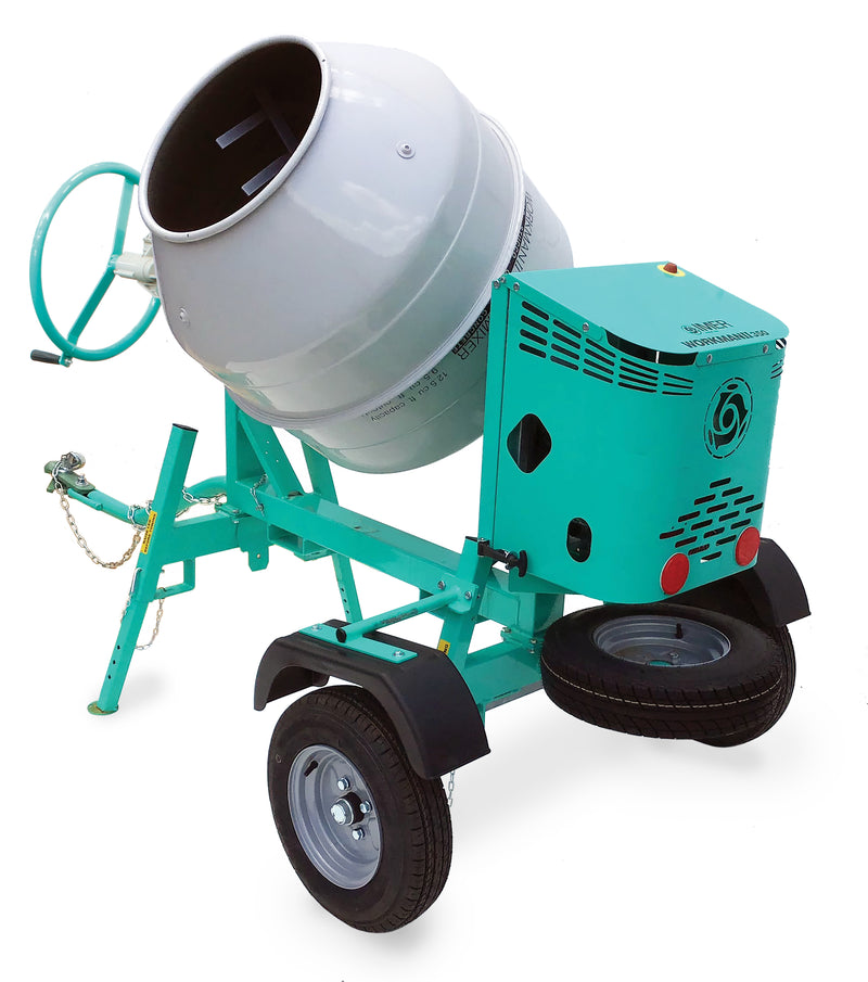 IMER Workman II 350 - End Dump Towable Barrel Mixer