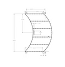 24" (L) Ramp Extension for 65" Turntable