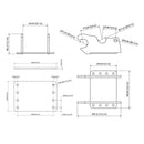 Kubota U35 Mount  or quick-coupler mounting system