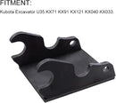 Kubota U35 Mount  or quick-coupler mounting system