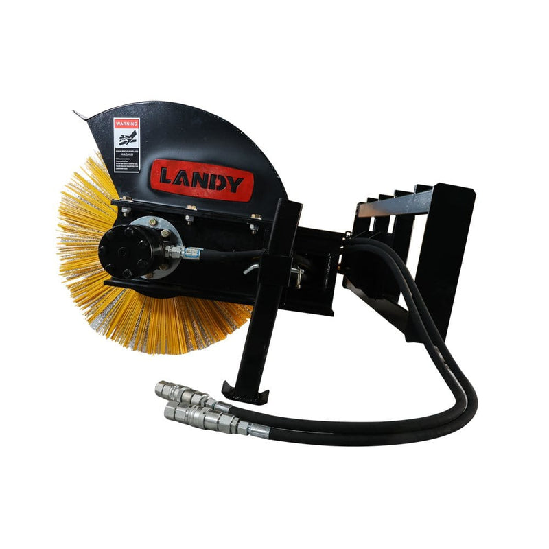 72" Skid Steer Hydraulic Rotary Angle Broom Sweeper, Standard Flow, Bi-Directional, 22” Brush Diameter 07.03.04.0001
