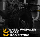 BE Power Economy Wheel 12" with Spacer - Pressure Washer Part 85.660.054BFP
