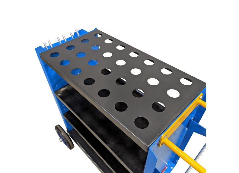 Baileigh B-CART-TB Heavy Duty Tube Bending Tooling Cart - 1500 lb Industrial Storage