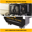 4,200 PSI 4.2 GPM Cold Water Gas Pressure Washer - B4213HGS