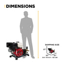 BE 3,200 PSI 5.2 GPM Truck Mount Cold Water Gas Pressure Washer - B3213HTBAS