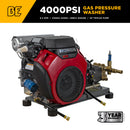 BE Industrial 4,000 PSI 8.2 GPM Cold Water Gas Pressure Washer - B4024HETBGS
