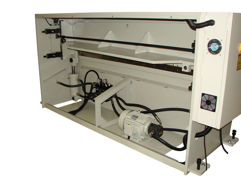 Baileigh Industrial SH-8003-HD Heavy Duty Hydraulic Shear 80 Inch 1/4 Inch Capacity 480V