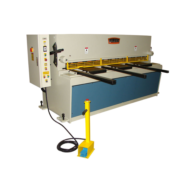 Baileigh Industrial SH-8003-HD Heavy Duty Hydraulic Shear 80 Inch 1/4 Inch Capacity 480V