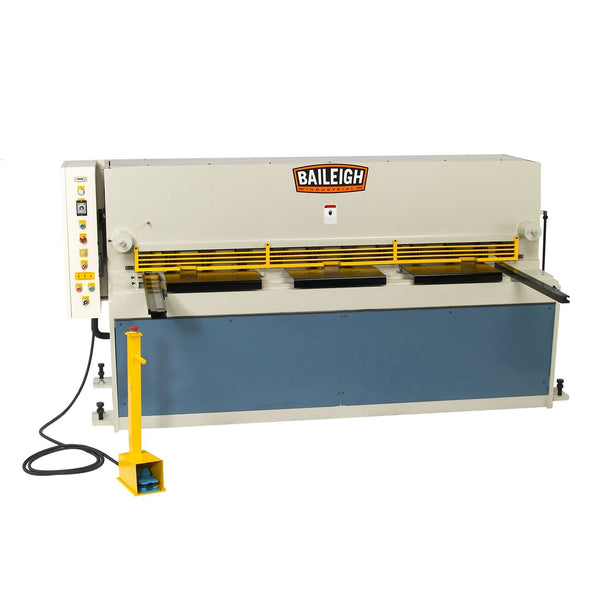 Baileigh Industrial SH-8003-HD Heavy Duty Hydraulic Shear 80 Inch 1/4 Inch Capacity 480V