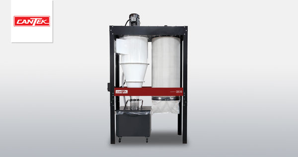 Cantek CBS10 10HP Cyclone Dust Collector - Industrial Woodworking Dust Collection System