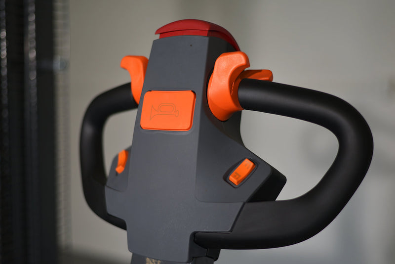 EKKO EB18C-138Li Lithium Straddle Stacker 4000 lb Cap., 138" lift