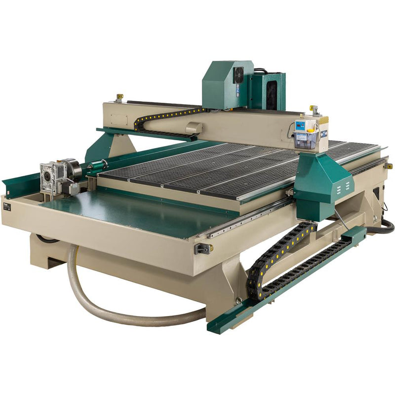 Grizzly G0932 4' x 8' CNC Router With Rotary 4th Axis - Industrial Wood Cutting Machine