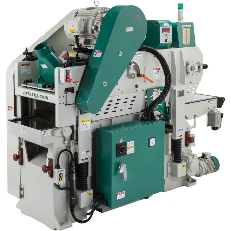 Grizzly Industrial  G0968 16" Extreme Series Double-Sided Planer - Industrial Woodworking Equipment