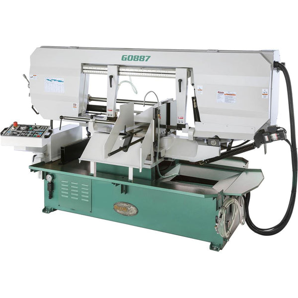 Grizzly Inudstrial G0887 - 20" x 26" 5 HP Industrial Horizontal Mitering Metal Cutting Bandsaw
