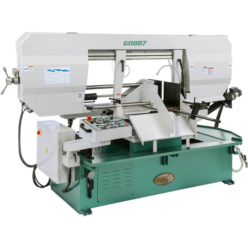 Grizzly Inudstrial G0887 - 20" x 26" 5 HP Industrial Horizontal Mitering Metal Cutting Bandsaw