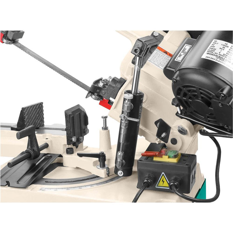 Grizzly G9742 Metal Cutting Bandsaw - 5x6 Inch 1/2 HP Swivel Head Band Saw for Metal Fabrication
