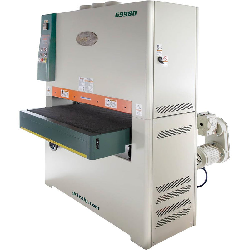 Grizzly G9980 51" 30 HP 3-Phase Wide-Belt Sander - Industrial Woodworking Equipment