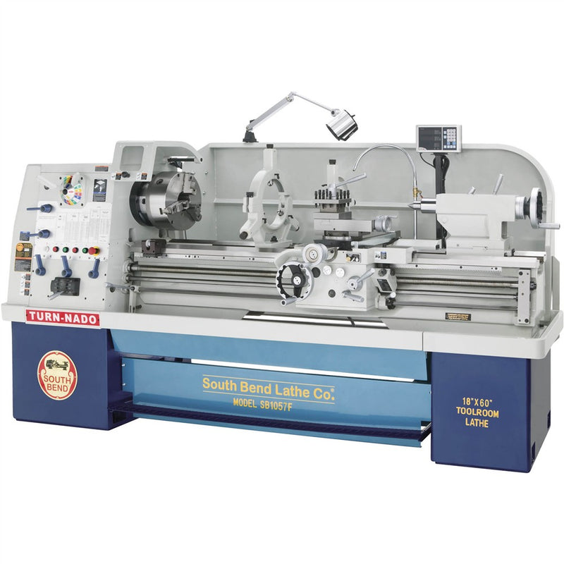 Grizzly Industrial South Bend SB1057F 18" x 60" Gearhead Lathe with Fagor DRO