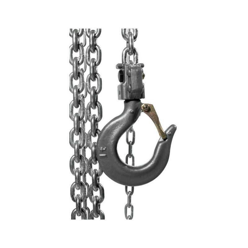 JET AL100-050-90 TON 90FT LIFT Manual Chain Hoist 1/4 Ton 90ft Lift - Grade 100 Steel Chain with Dual Pawl Brake JT9-133060