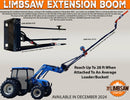 LimbSaw Extension Boom Mount Only for LS8 Chainsaw & LSC Circular Saw - Universal Skid Steer Quick Attach