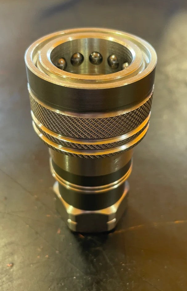 LimbSaw 1/2" Pioneer Quick Connect Female Hydraulic Coupling - Steel Construction LSPI-QCFM-0130